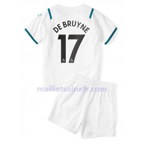 Maillot de Foot Manchester City Kevin De Bruyne 17 Extérieur 2021-22 - Enfant